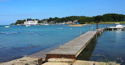Creek and jetty